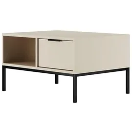 raumhirsch furniture Couchtisch Austin Schwarz Holzwerkstoff 60 x 45 x 80 cm