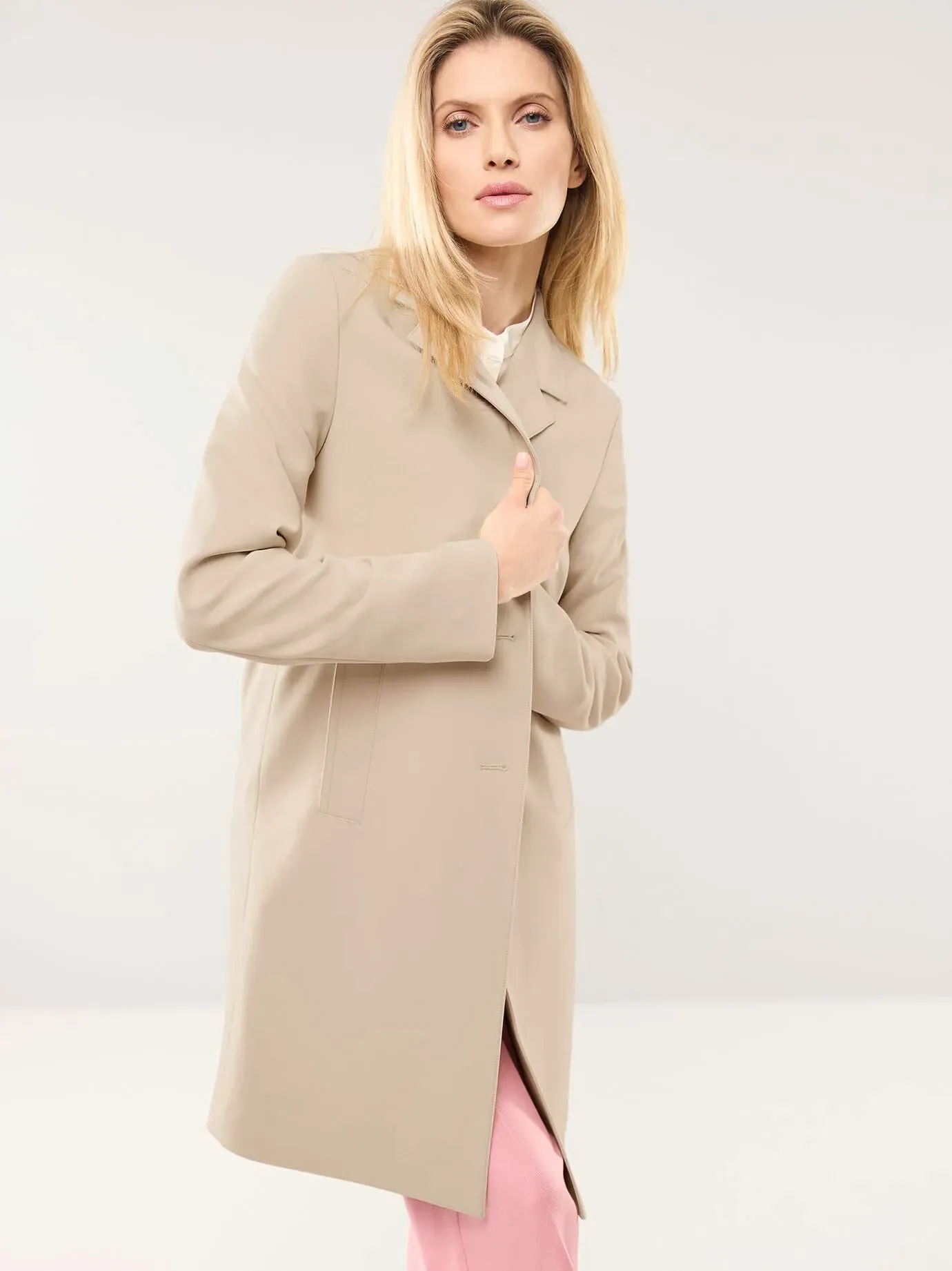 Walbusch Damen Koffermantel Dress-up Beige