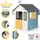 Smoby Spielhaus 4 Seasons Blau/Weiß