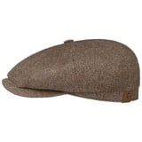 Stetson Flat Cap (1-St) Schiebermütze mit Schirm, Made in the EU beige|braun 64 cm