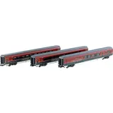 HOBBYTRAIN H25225 N 3er Set Personenwagen Railjet der ÖBB 3er Set