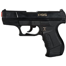 Spielzeugpistole "Agent", schwarz, 18 cm