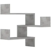 vidaXL Wandregal 40 x 40 x 50 cm Betongrau