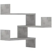 vidaXL Wandregal 40 x 40 x 50 cm Betongrau