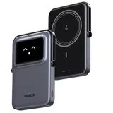 UGREEN 5000mAh Magnetisches Wireless Powerbank Grau