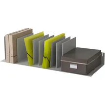 Paperflow 4933.02, Belegfach, flexible Einteilung, grau