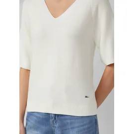 s.Oliver Kurzarm-Strickpullover Beige 34