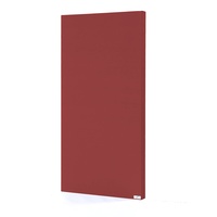 Bluetone Acoustics Wall Panel Pro - Professionel Schallabsorber - Akustikpaneele zur Verbesserung der Raumakustik - akustikplatten (100x50x5cm, Rot)
