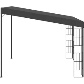 vidaXL Wand-Pavillon 3 x 3 m inkl. 4 Seitenteile Anthrazit