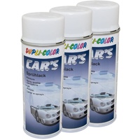 Lackspray Spraydose Sprühlack Cars Dupli Color 385896 weiss glänzend 3 X 400 ml