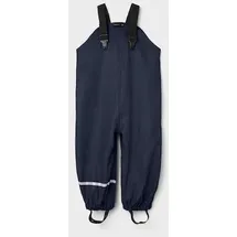 NAME IT Regenhose NKNDRY für Mädchen mit reflektierenden Details unifarben, basic, regular fit, Kunstfaser, Web blau 122