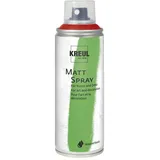Kreul 76315 - Farbspray dunkelrot, 200 ml, klassisch matte Sprühfarbe auf Wasserbasis hochpigmentiert und wasserfest styropofest für Innen und Außen