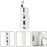 The Living Store - Vidaxl Apothekerschrank Weiß 30x41x118 Cm Holzwerkstoff