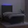 vidaXL Boxspringbett 100 x 200 cm Dunkelgrau