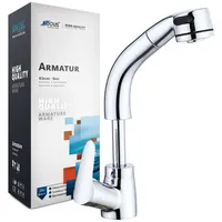 Einhebelmischer Ausziehbar Küchenarmatur Spültisch Küche Brause 360° Wasserhah