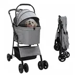 vidaXL Bollerwagen grau