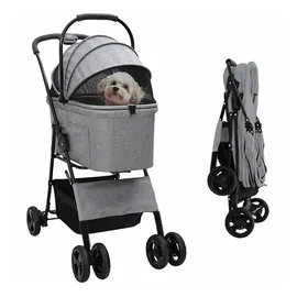 vidaXL Bollerwagen grau