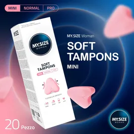 MY.SIZE Mini Tampons fadenlos 20 St.