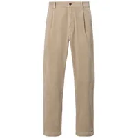 Boss Relaxed Fit Cordhose mit Bundfalten Modell 'Chino-Shyne', Beige, 36/32