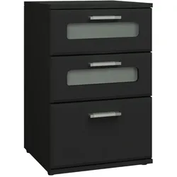 ML-Design Nachttisch Nachtschrank Beistelltisch Boxspringbett Kommode 3 Schubladen Konsole