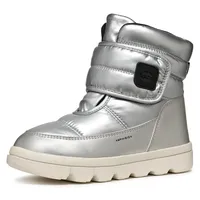 GEOX J WILLABOOM Girl B A Snow Boot, Silver, 29 EU