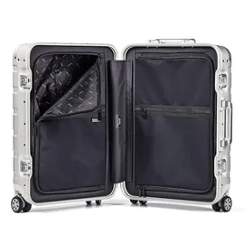 Redolz Pro Aluminium 4-Rollen Cabin 55 cm / 42 l silber
