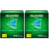 Nicorette 4MG Freshmint Doppelpack 2x210 St Kaugummi