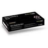 Meditrade Nitril StellarGrip Einmalhandschuhe, puderfrei, schwarz 1292XL = 1 Packung = 50 Einmalhandschuhe, Größe XL
