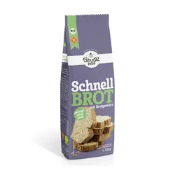 Bauckhof Schnellbrot mit Brotgewürz glutenfrei bio