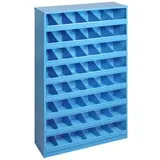 ADB - Schraubenregal Schüttenregal lichtblau Regal 85x50x12,5cm Kleinteilemagazin