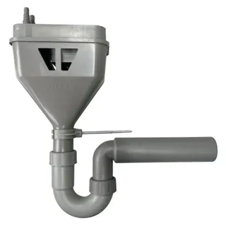 Haas + Sohn Multitri Siphon 50 x 50 x 50 cm Edelstahl Grau