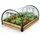 Mojawo Gewächshaus Frühbeet mit Holzrahmen Treibhaus PVC und Holz 120x80x50cm