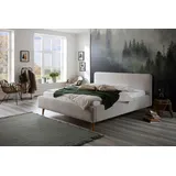 Meise Möbel meise.möbel Polsterbett »Mattis«, mit Bettkasten, beige - 160x200 cm