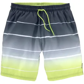 BENCH Badeshorts Sunset Grau/Gelb S