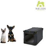 Maelson Soft Kennel faltbare Transportbox S, anthrazit (SK 72