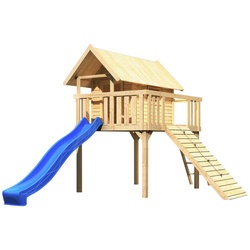 KARIBU Spielturm, BxHxT: 198 x  329,5 x  243 cm, natur - braun