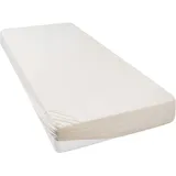 MY HOME Spannbettlaken Jersey 140 x 200 - 180 x 200 cm beige