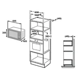 Beko BMGB25332BG Schwarz