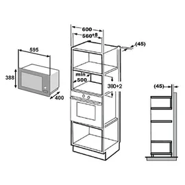Beko BMGB25332BG Schwarz
