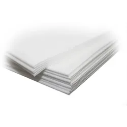 Mank Tücher mit PE-Beschichtung aus PP-Vlies Weiß, 156x230 cm, 10 Stück - Hygienetücher Auflagen wasserundurchlässig