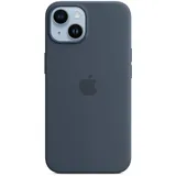 Apple iPhone 14 Silikon Case mit MagSafe - Sturmblau