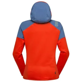 La Sportiva Session Tech Hoody W, Fleecejacke, Damen Cherry tomato/moonlight (322644) M