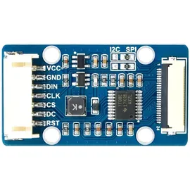 Waveshare 1.51 Transparent OLED Displaymodul, SPI, I2C, 128×64 Pixel, 3,35V