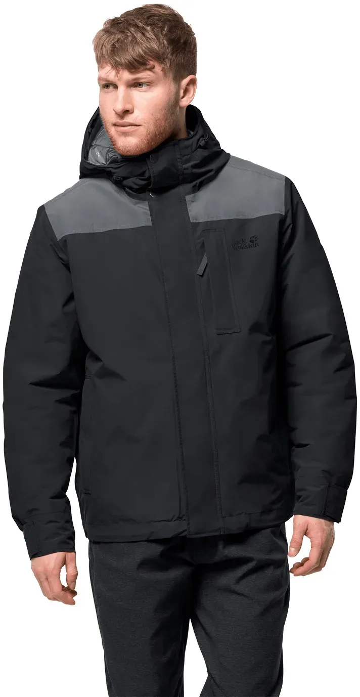 Jack Wolfskin Winterjacke Oakwood schwarz Herren