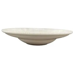6x Bonna Iris Gourmet Teller rund 27cm 45cl 6cm tief Weiß Porzellan Suppenteller Pasta Speise Geschirr