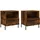 vidaXL Nachtschrank 2 Stk. 40 x 35 x 47,5 cm Räuchereiche