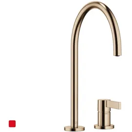 Dornbracht TARA ULTRA Zweilochbatterie mit Einzelrosetten, Ausladung 241mm, 32815875-46, Farbe: Champagne gebürstet