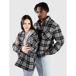 Urban Classics Padded Checked Hemd black / white Gr. S
