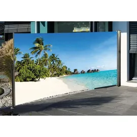 Westerholt Seitenmarkise 160 x 300 cm Mehrfarbig Stahl