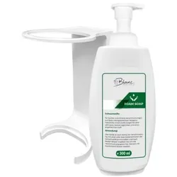 Blanc HYGIENIC SET: Mini Fix-System - 2x Mini Fix Spender + Schaumseife mild, ultra ergiebig, 4x300 ml